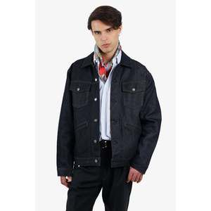 Tom Ford Dark Blue Wash Denim Jacket Size XL Mens